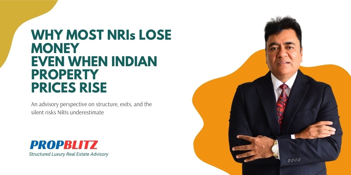 Why Most NRIs Lose Money Even When Indian Property Prices Rise